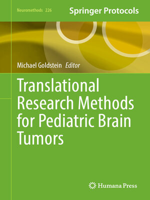 cover image of Translational Research Methods for Pediatric Brain Tumors